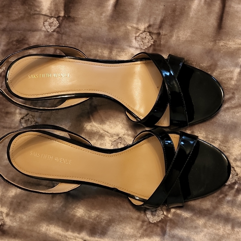 Saks Fifth Avenue Patent Heels
